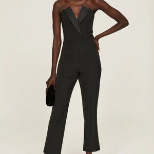 Aidan AIDAN MATTOX Tuxedo Jumpsuit